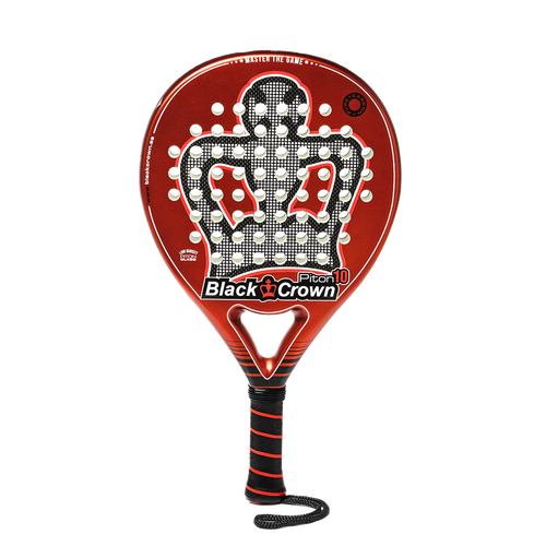 Black Crown Piton 10 Red/Silver Rackets Unisex