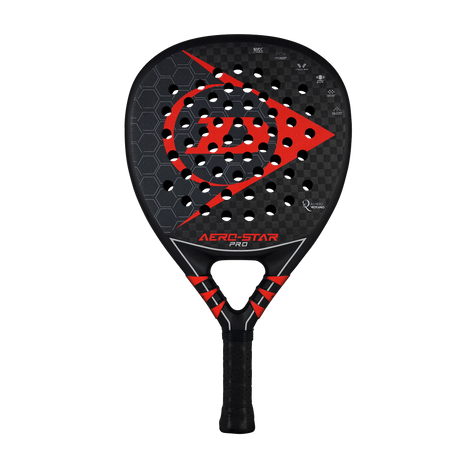 Dunlop Aero-Star Pro Black/Red Rackets Unisex