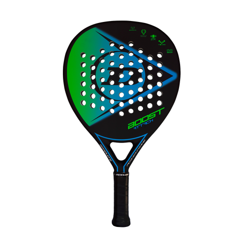 Dunlop Boost Attack Black/Green/Blue Rackets Unisex