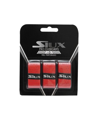 Siux Pro Overgrips Perforated Siux Overgrips Red Accessories Unisex