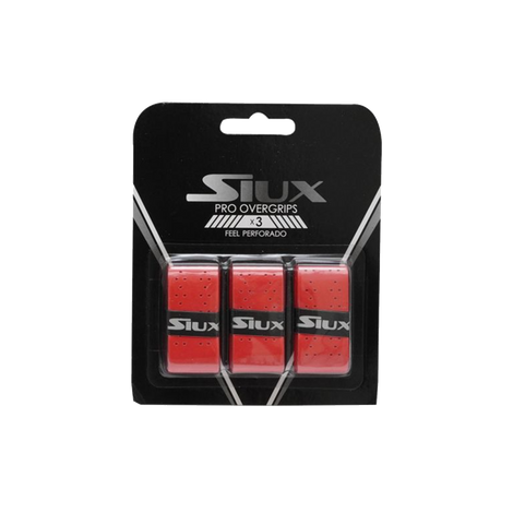Siux Pro Overgrips Perforated Siux Overgrips Red Accessories Unisex
