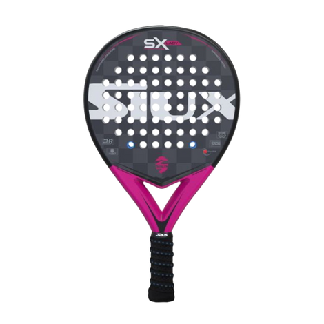Siux Sx Lady Women Siux Sx Lady Grey/Silver/Pink Women Rackets Women