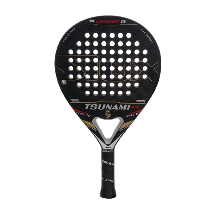 Siux Tsunami Luxury Siux Tsunami Luxury Black/Gold Rackets Unisex