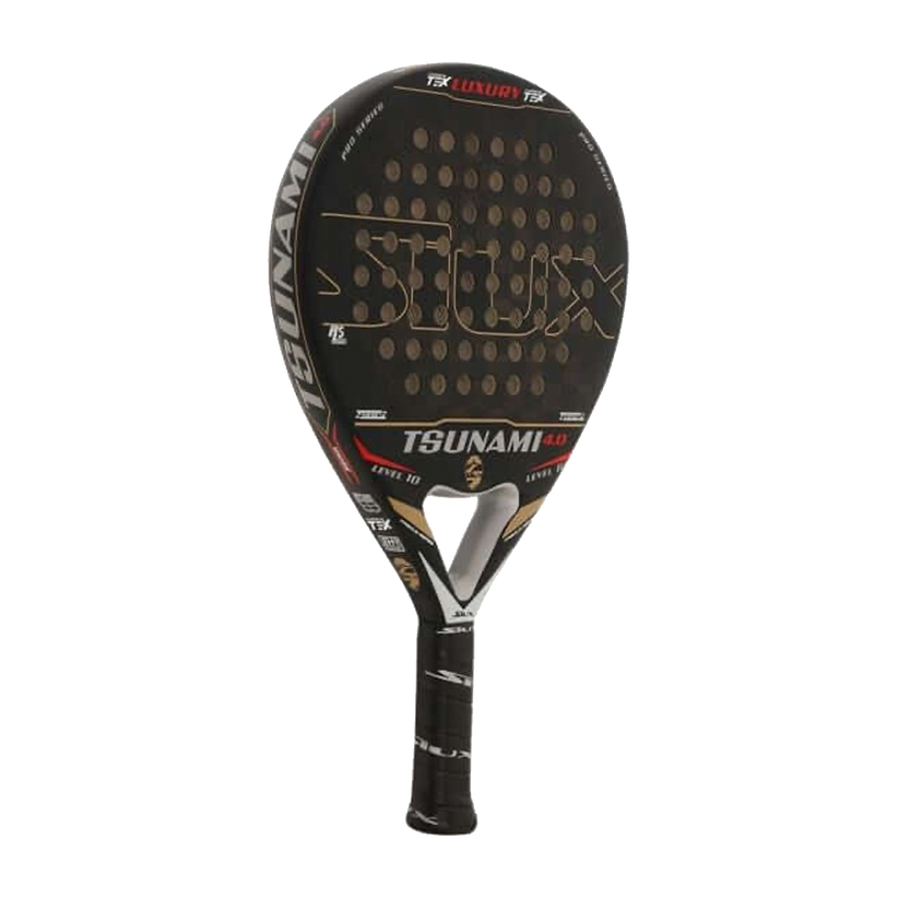 Siux Tsunami Luxury Siux Tsunami Luxury Black/Gold Rackets Unisex