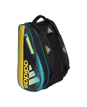 Adidas Racket Bag Tour Black/Blue/Yellow Bags Unisex