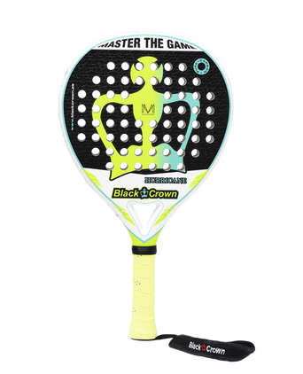 Black Crown Hurricane White/Black/Yellow Rackets Unisex