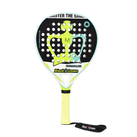 Black Crown Hurricane White/Black/Yellow Rackets Unisex