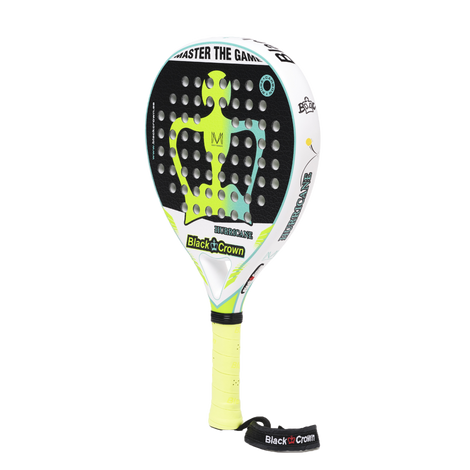 Black Crown Hurricane White/Black/Yellow Rackets Unisex