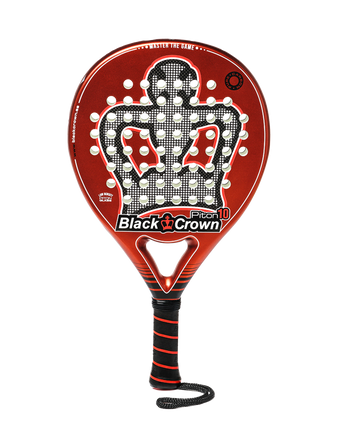 Black Crown Piton 10 Red/Silver Rackets Unisex