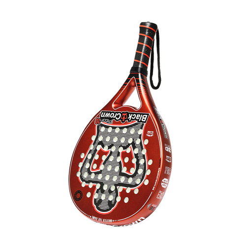 Black Crown Piton 10 Red/Silver Rackets Unisex