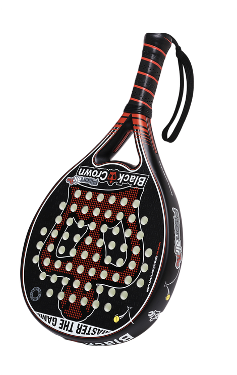 Black Crown Piton Air Plus Black/Red Rackets Unisex