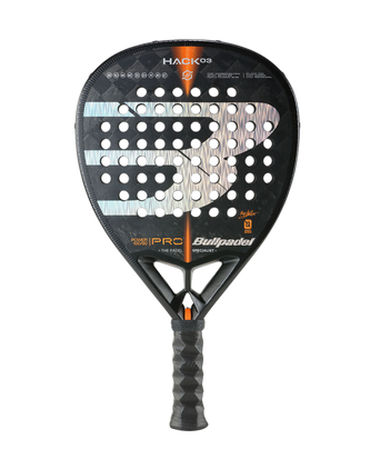 Bullpadel Hack 03 22 Black/Silver Rackets Unisex