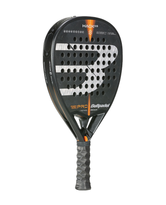 Bullpadel Hack 03 22 Black/Silver Rackets Unisex