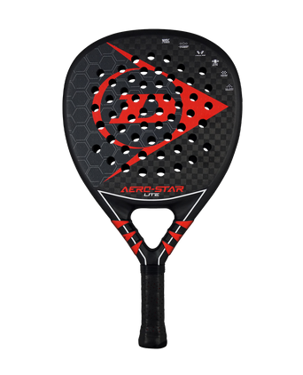 Dunlop Aero-Star Lite Black/Red Rackets Unisex