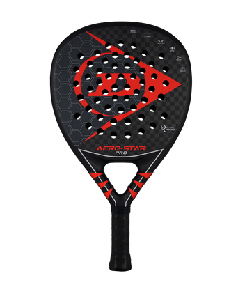 Dunlop Aero-Star Pro Black/Red Rackets Unisex